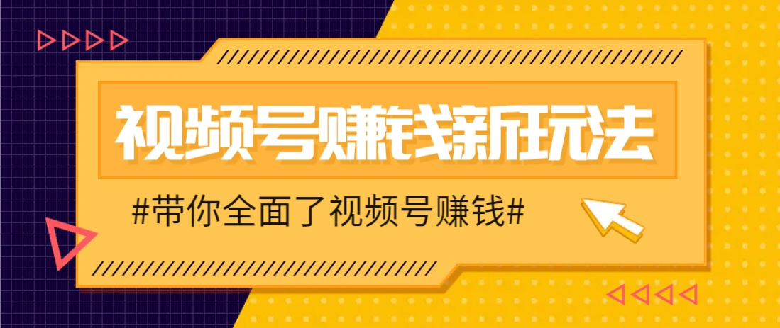 视频号短视频带货新玩法，用这个方法，一天佣金4407(附详细教程)-小知云程阁